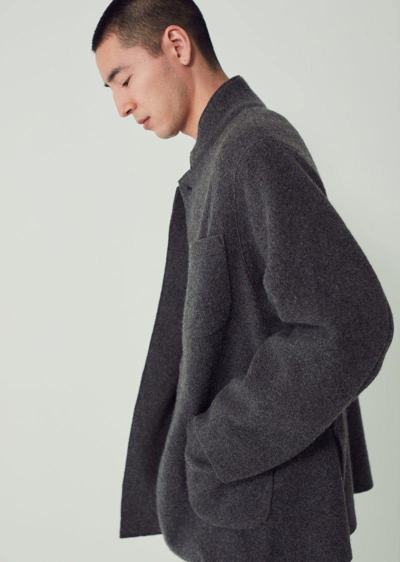 【24AW_SALE_25%】HIETT / ハイエット Heavy lamb melton knit