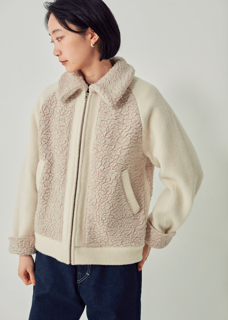 HOLLAND / ホーランド Heavy lamb melton knit