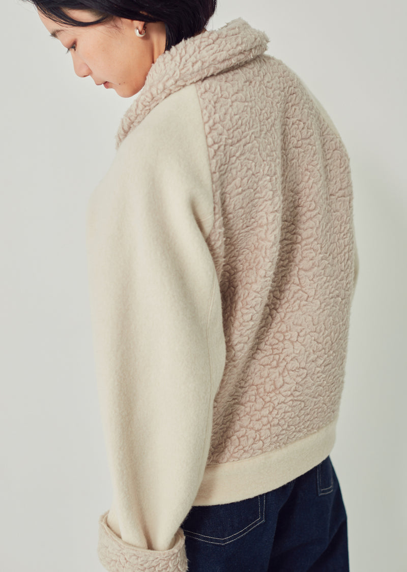 HOLLAND / ホーランド Heavy lamb melton knit