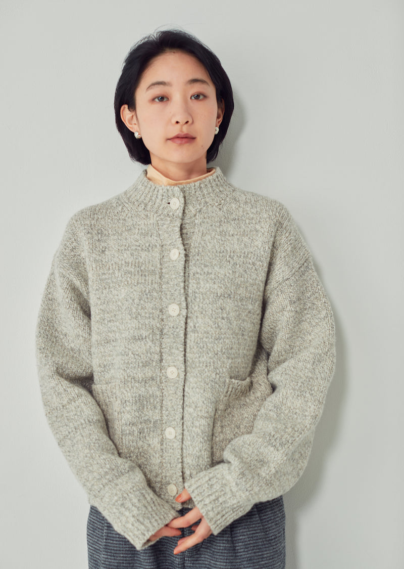 【24AW_SALE_15%】SHELIA / シェリア Shetland slub knit