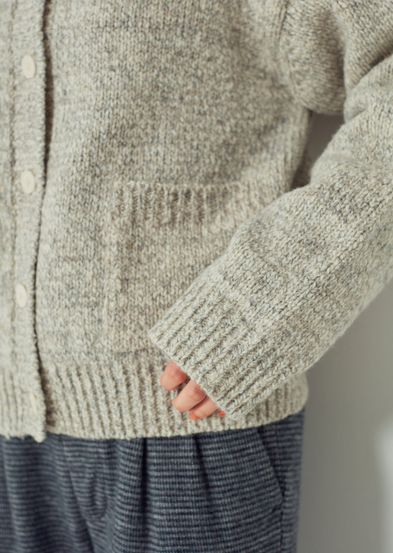 【24AW_SALE_15%】SHELIA / シェリア Shetland slub knit