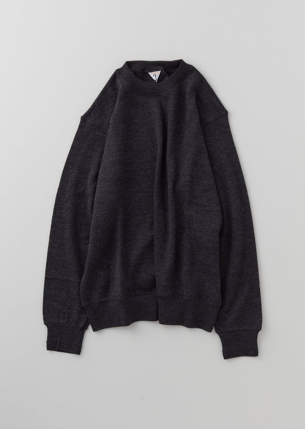 【24AW_SALE_15%】WILLIAN / ウィリアン Wool moss stitch knitting