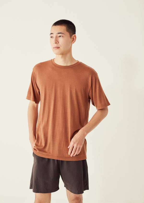 WOLF / ウォルフ New Zealand Merino Wool Tenjiku / Short sleeve T