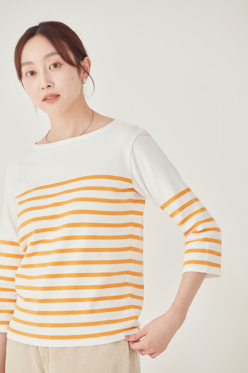 BARBARA / バーバラ<br>Middle Gauge Stripe Knit&Sewn