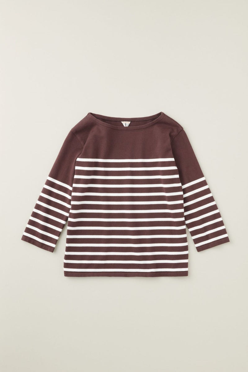 BARBARA / バーバラ<br>Middle Gauge Stripe Knit&Sewn