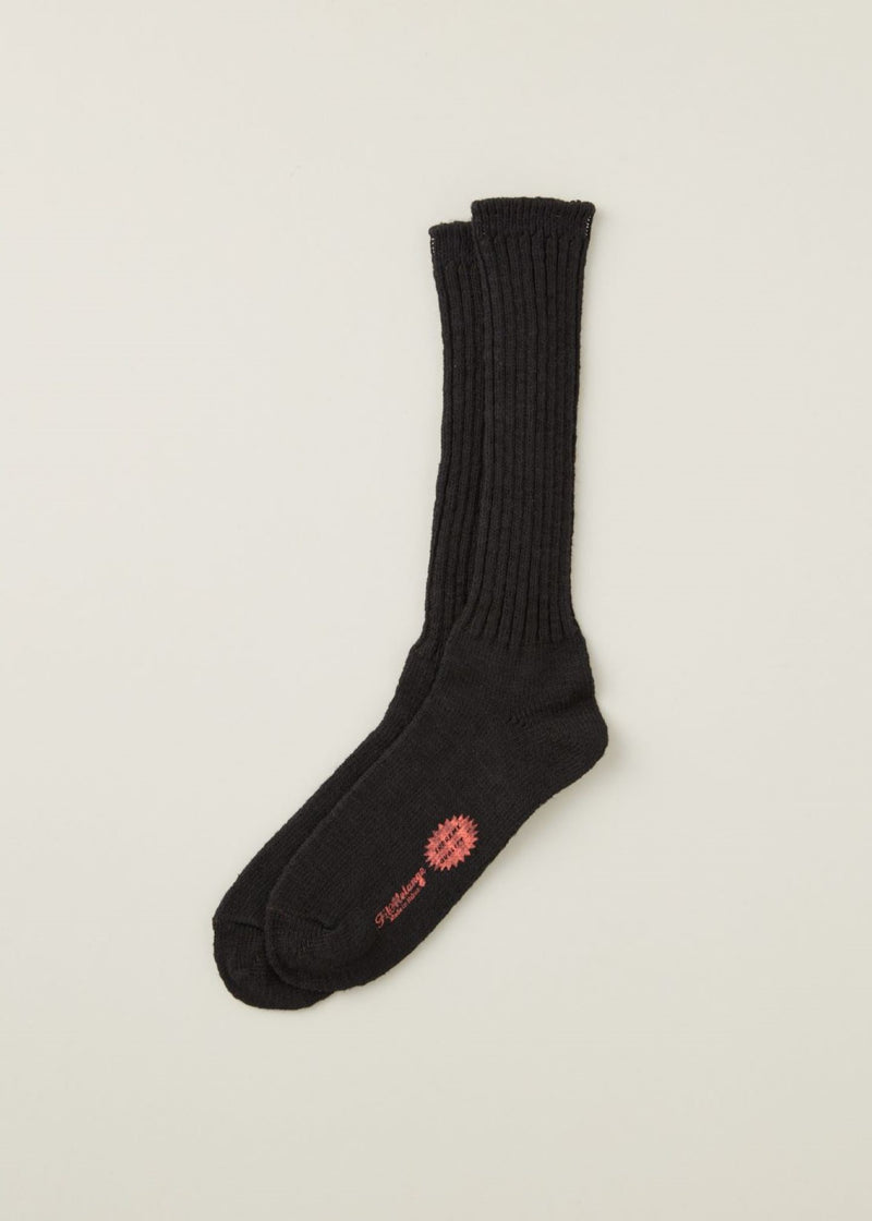 BEAN / ビーン Cotton Wool Slub Yarn Socks