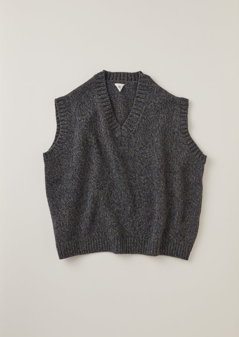 FRED / フレッド Mix Yarn Wool Knit ベスト