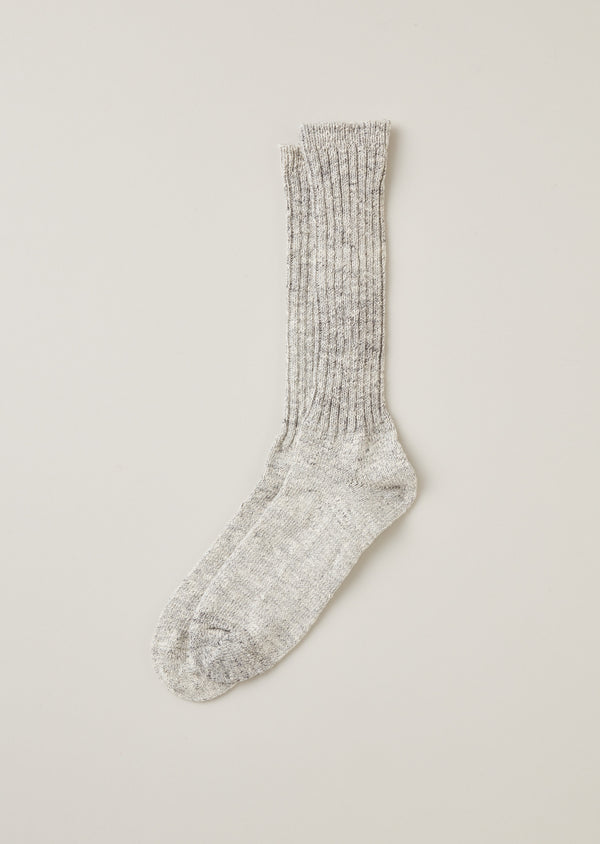 BEAN / ビーン Cotton Wool Slub Yarn Socks