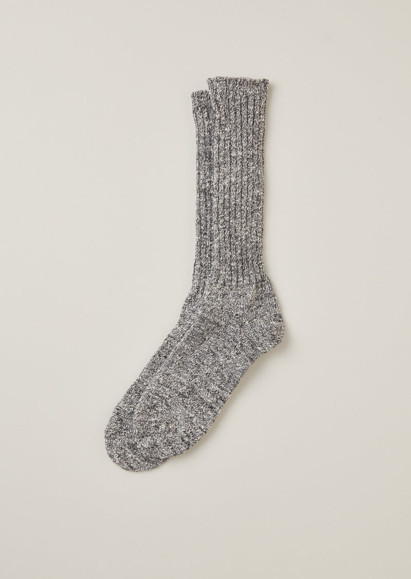 BEAN / ビーン Cotton Wool Slub Yarn Socks