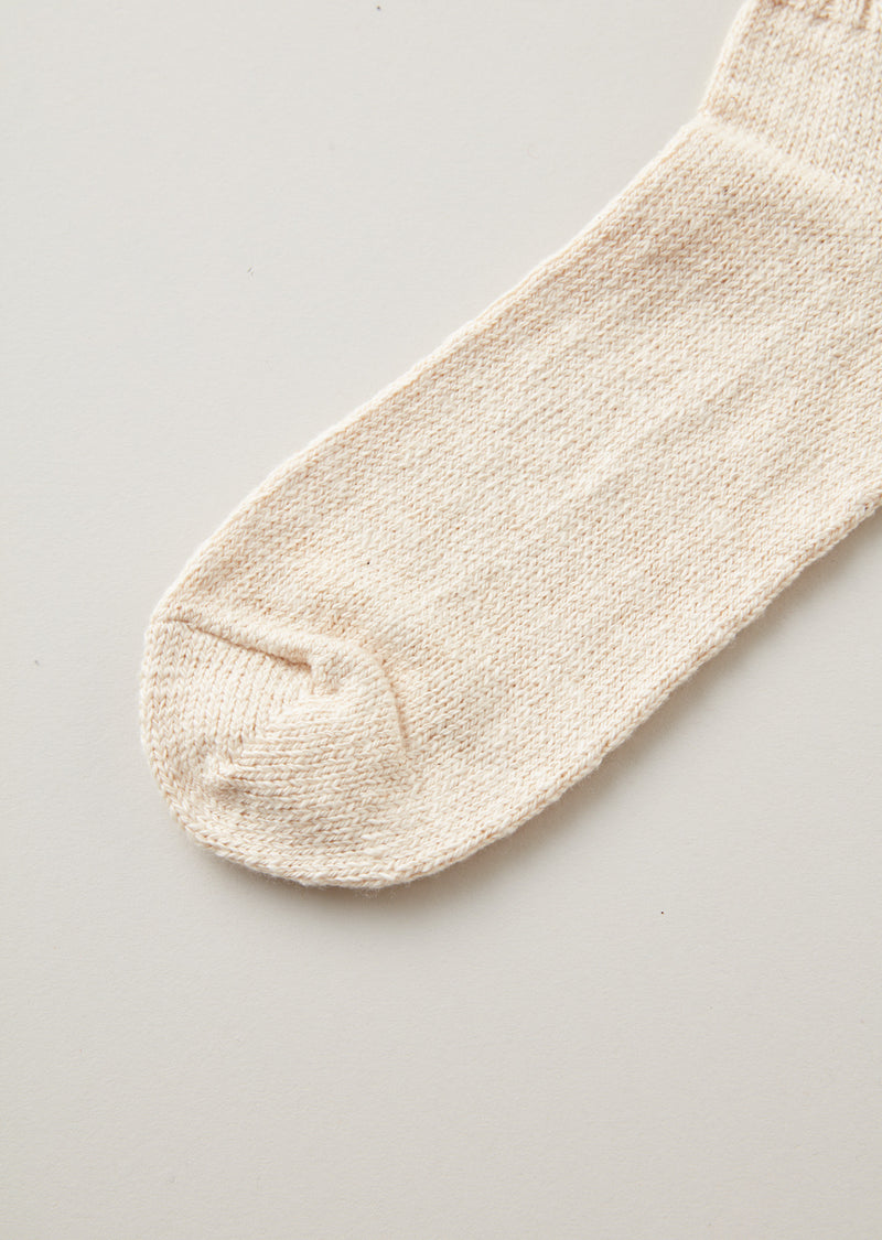 BEAN / ビーン Cotton Wool Slub Yarn Socks