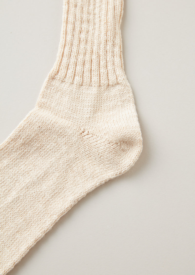 BEAN / ビーン Cotton Wool Slub Yarn Socks