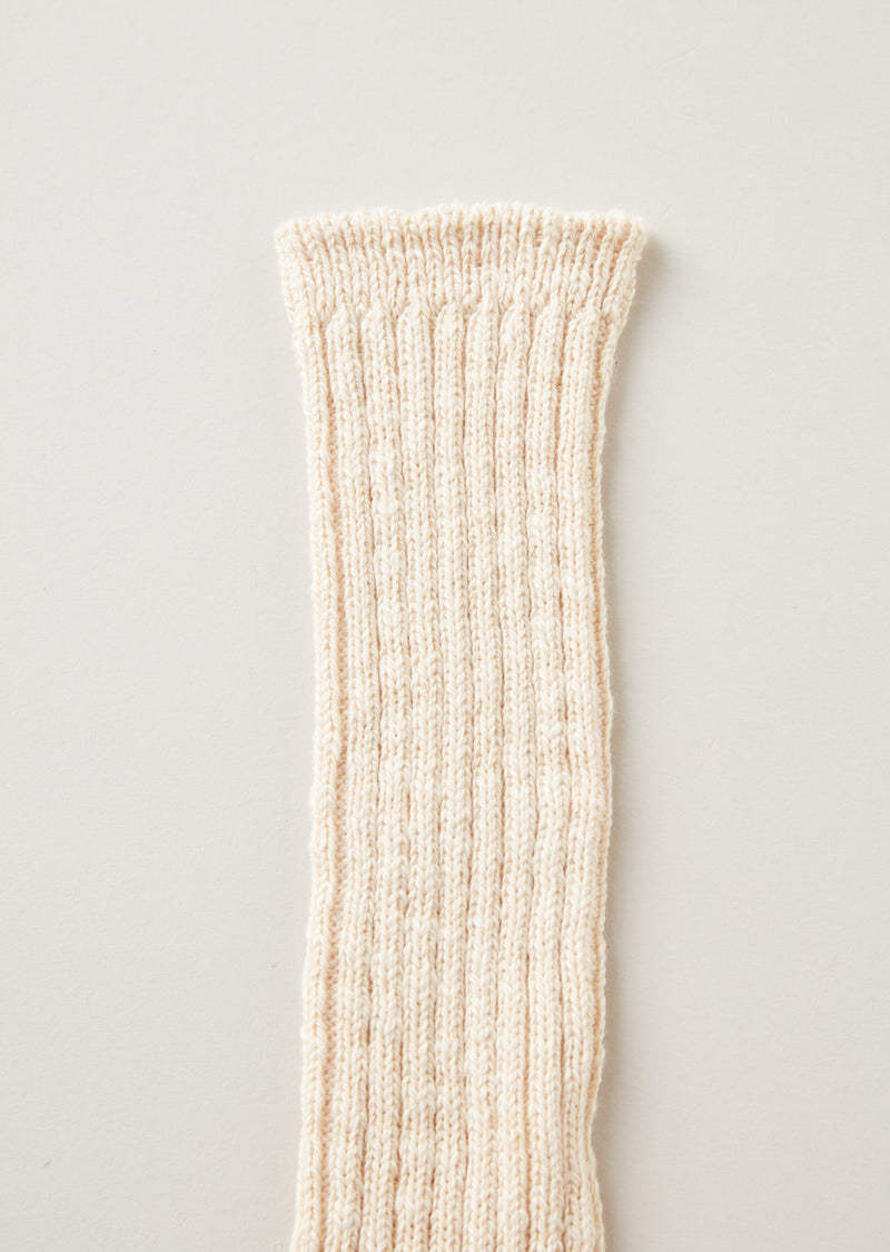 BEAN / ビーン Cotton Wool Slub Yarn Socks