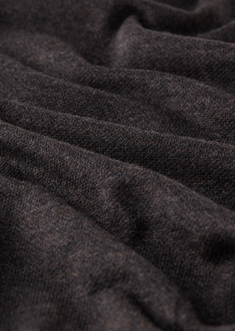 【24AW_SALE_15%】WILLA / ウィラ Wool moss stitch knitting