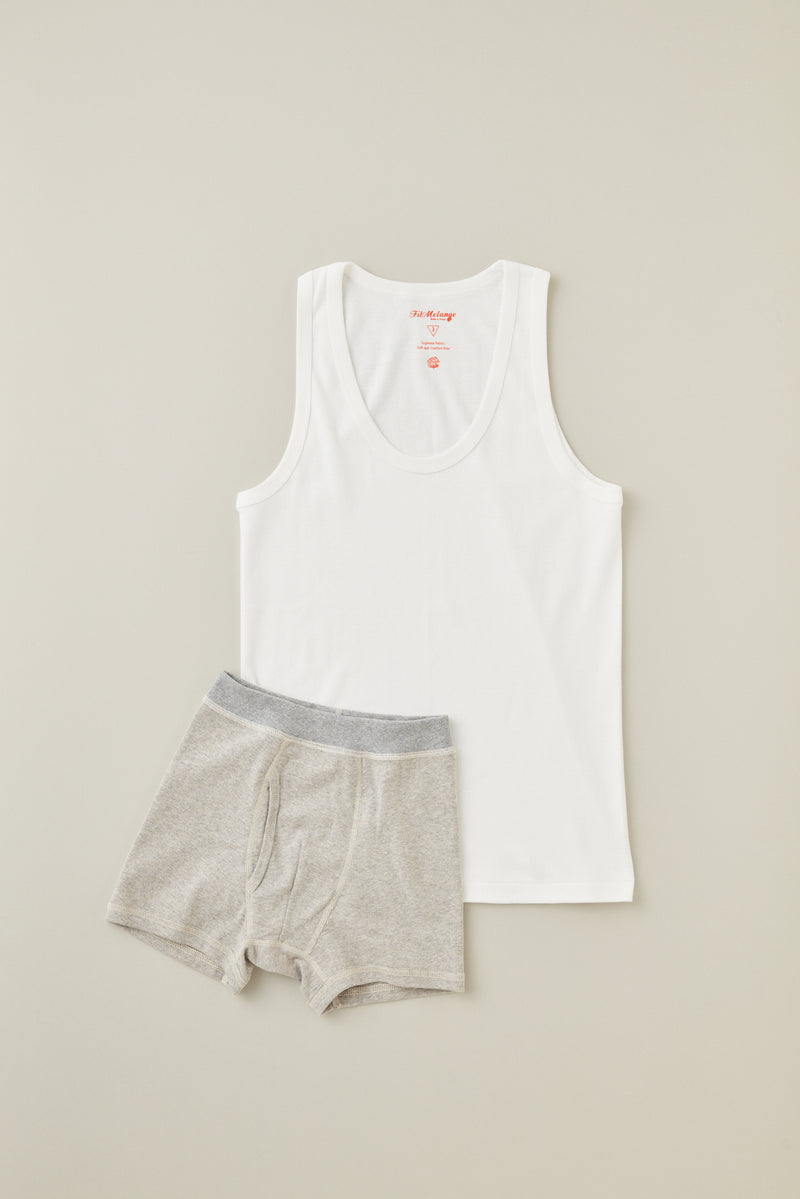 RYAN × JOHN Organic cotton rib
