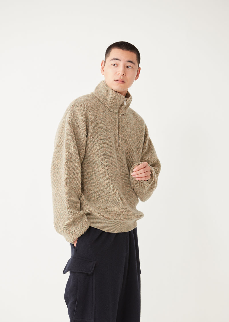 PAYTON / ペイトン 2 Tone Pile Knit