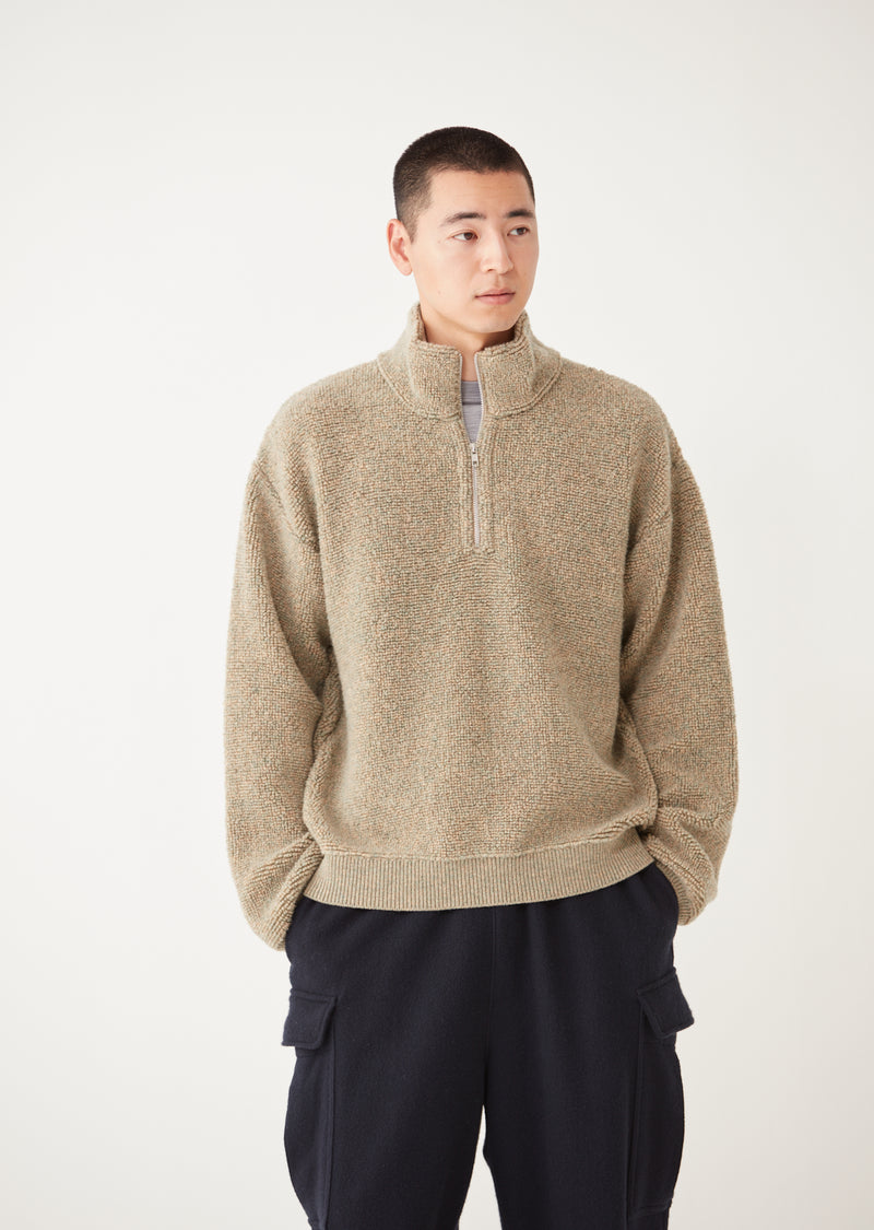 [Coming soon]PAYTON / ペイトン 2 Tone Pile Knit