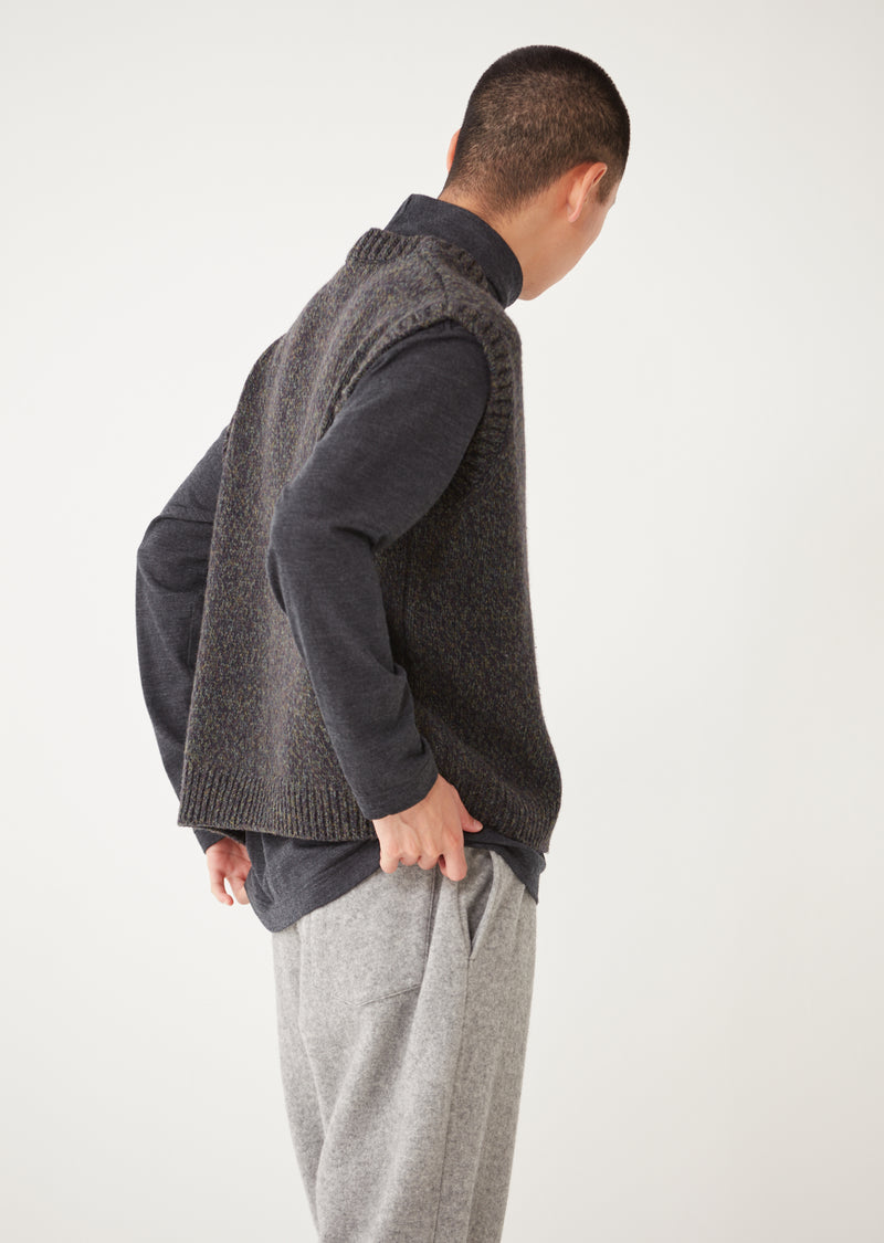 FRED / フレッド Mix Yarn Wool Knit ベスト