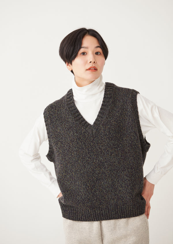 【SALE 30%】FRIDA / フリーダ Mix Yarn Wool Knit