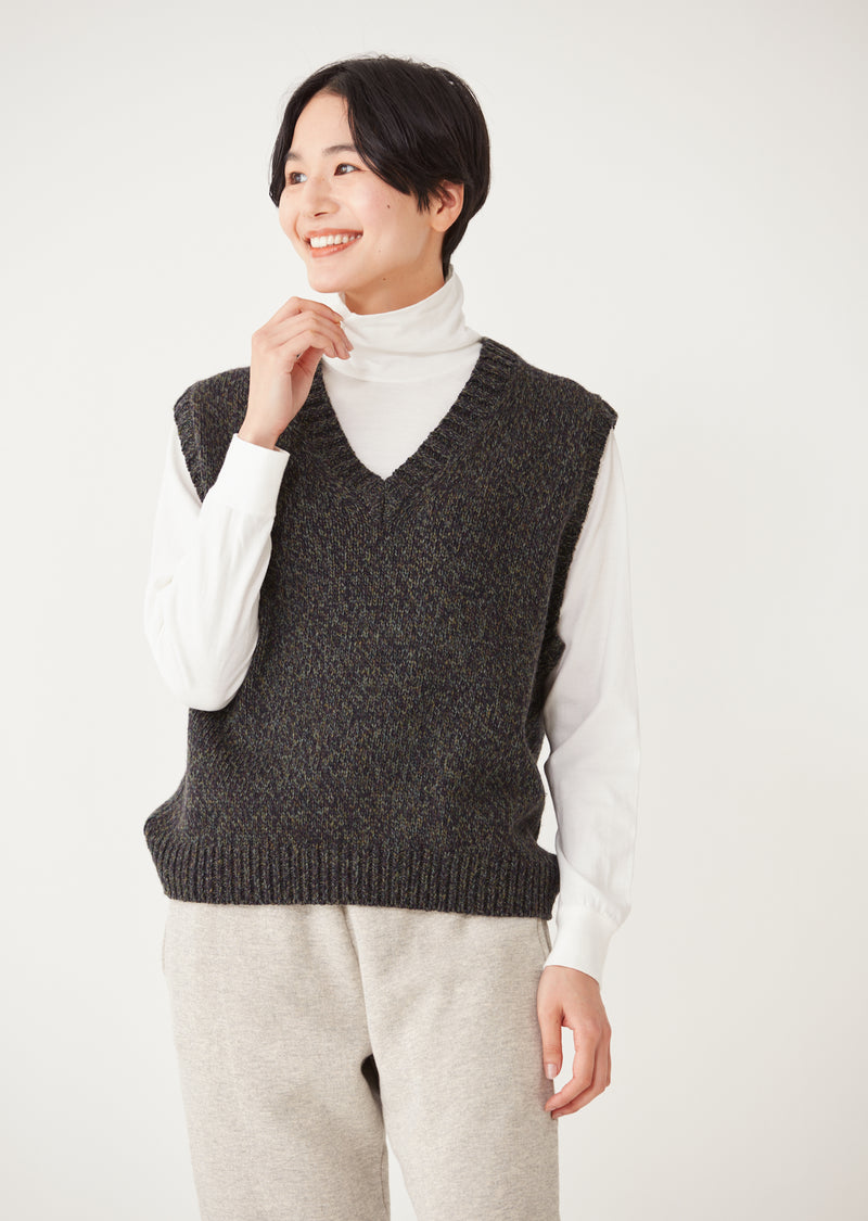 【SALE 30%】FRIDA / フリーダ Mix Yarn Wool Knit