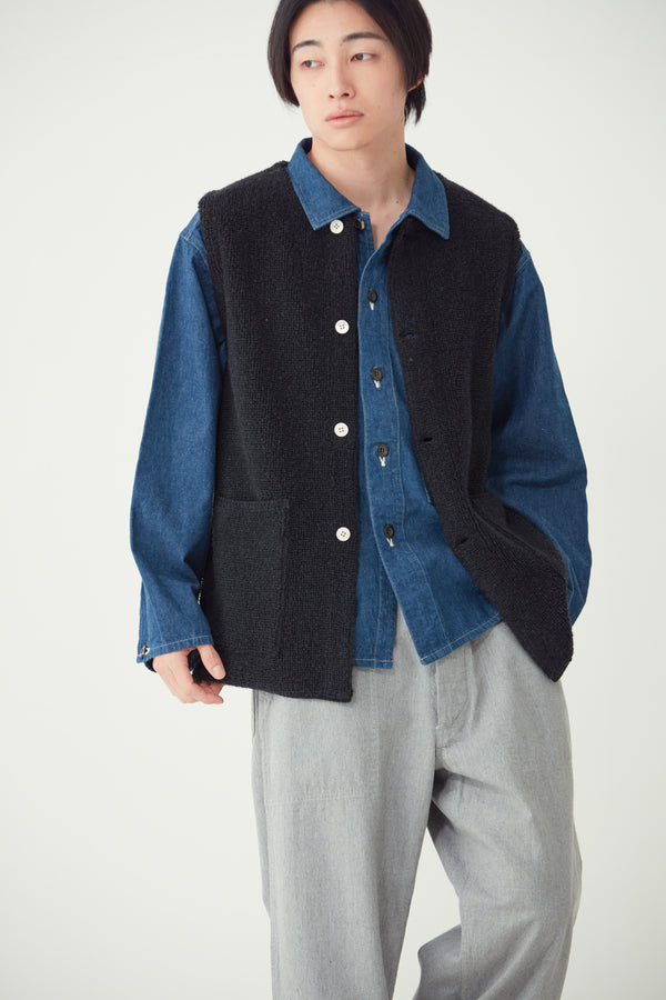 PALBO / パルボ 2Tone Pile Knit