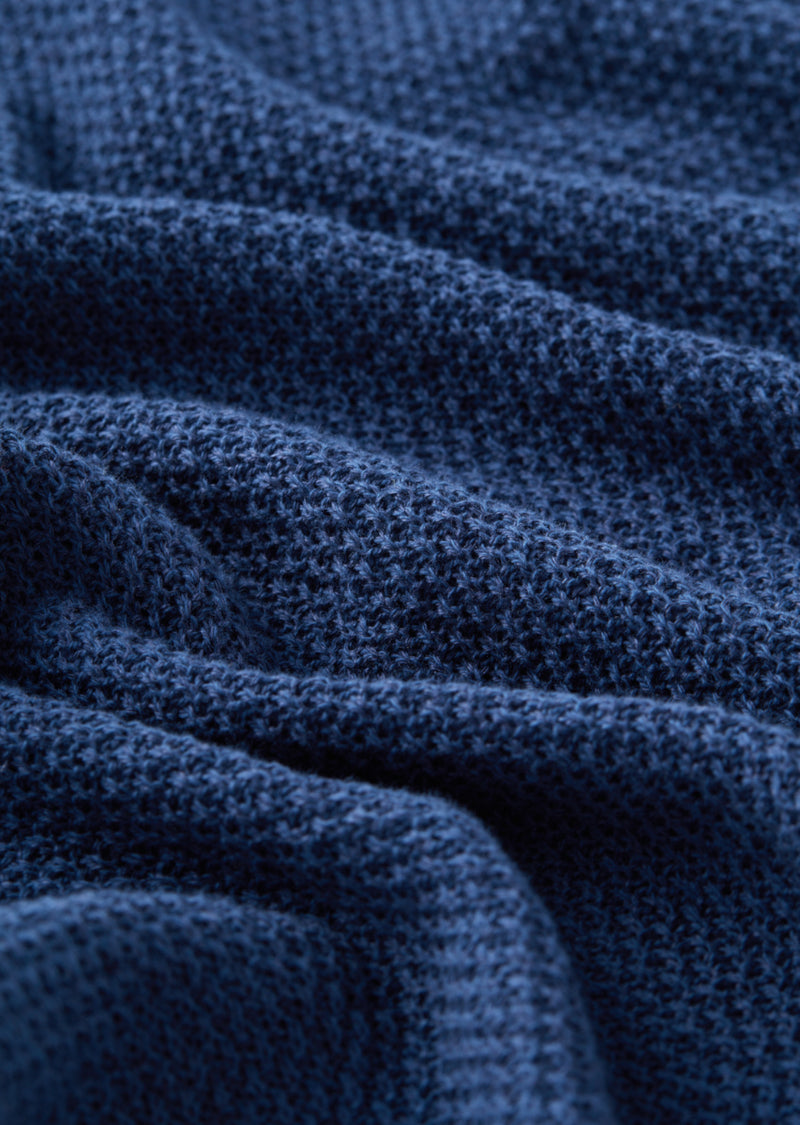 MARTEZ / マルティス Cotton linen moss stitch knitting