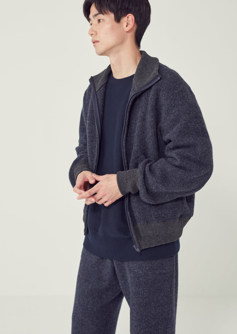 [Archive]HALLEY / ハリー Heavy lamb melton knit