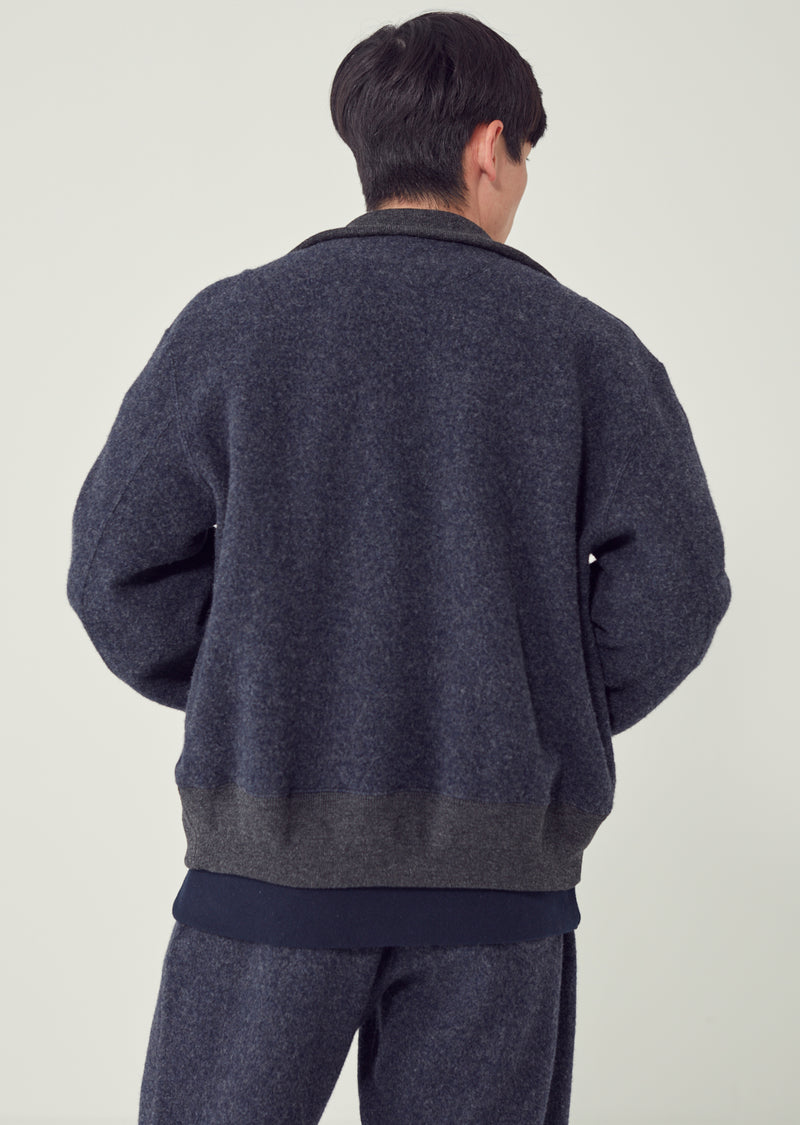 [Archive]HALLEY / ハリー Heavy lamb melton knit