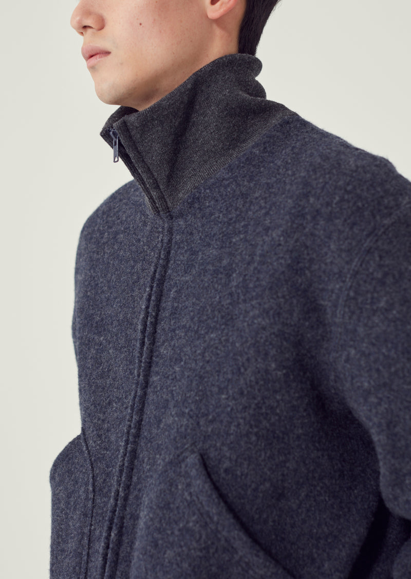 [Archive]HALLEY / ハリー Heavy lamb melton knit